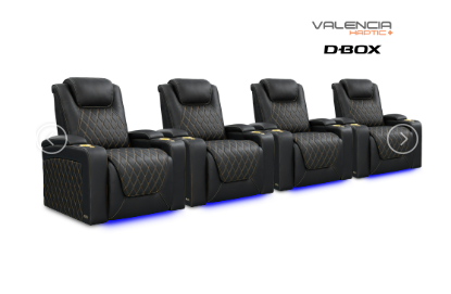 Valencia D-BOX Haptic+ Oslo Ultimate Luxury Edition 4 Single Seatings