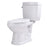 ANZZI Prima 67 in. Acrylic Flatbottom Non-Whirlpool Bathtub with Tugela Faucet and Talos 1.6 GPF Toilet FTAZ095-52C-65