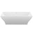 ANZZI Kayenge 5.9 ft. Solid Surface Center Drain Freestanding Bathtub FT-AZ8419