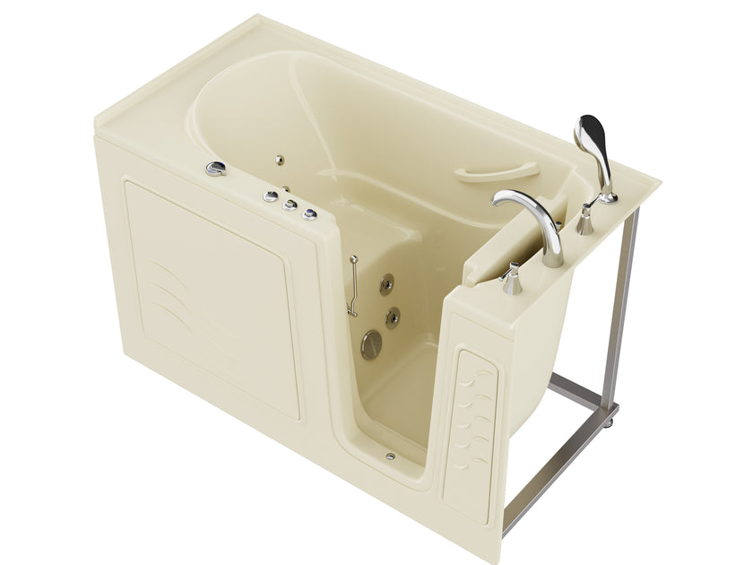 ANZZI Coupe Series 30" x 59" Therapeutic Walk-In Tub Dual Hydrotherapy AZ3060WIRBA