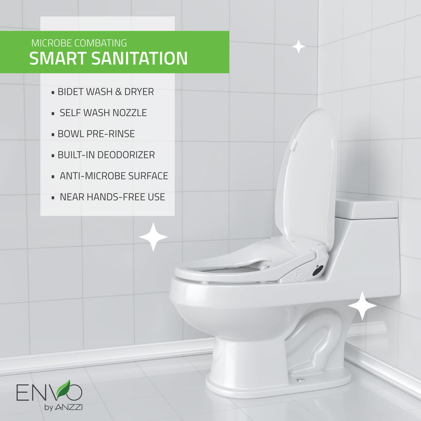 Anzzi Dive Smart Electric Bidet Toilet Seat TL-AZEB105B