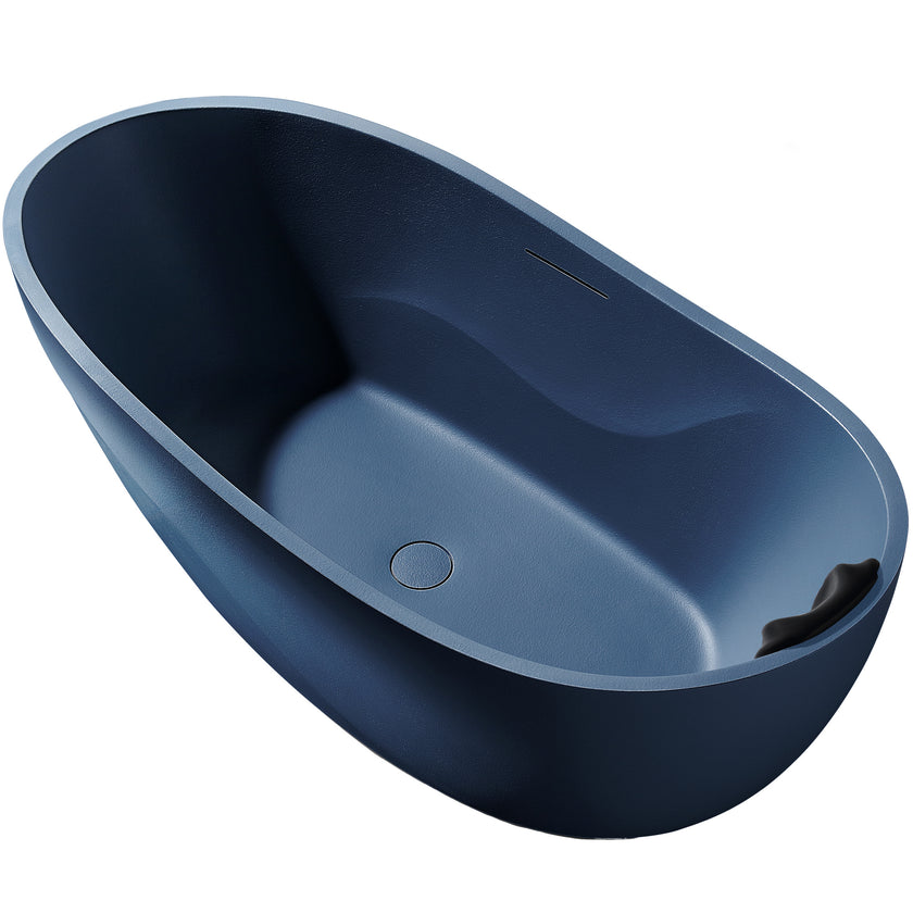 ANZZI Kelut Series 67 in. Freestanding Soaking Bathtub FT-AZ516