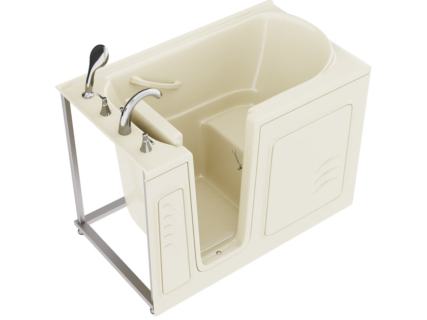 ANZZI Coupe Series 30" x 52" Therapeutic Walk-In Tub Dual Hydrotherapy AZ3053LBA