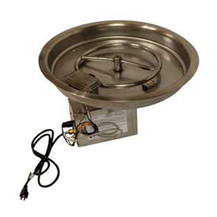 HPC Fire EI Evolution 360 Series Fire and Water Insert, 4 Scupper Water Feature