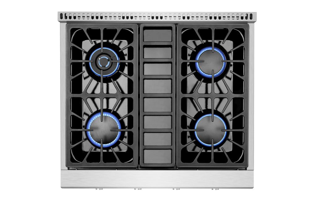 Empava 30GC30 Pro-style 30 in. Slide-in Gas Cooktop