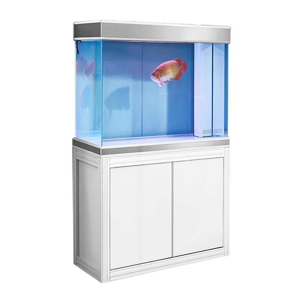 Aqua Dream 110 Gallon Tempered Glass Aquarium Silver Edition AD-1060-WS