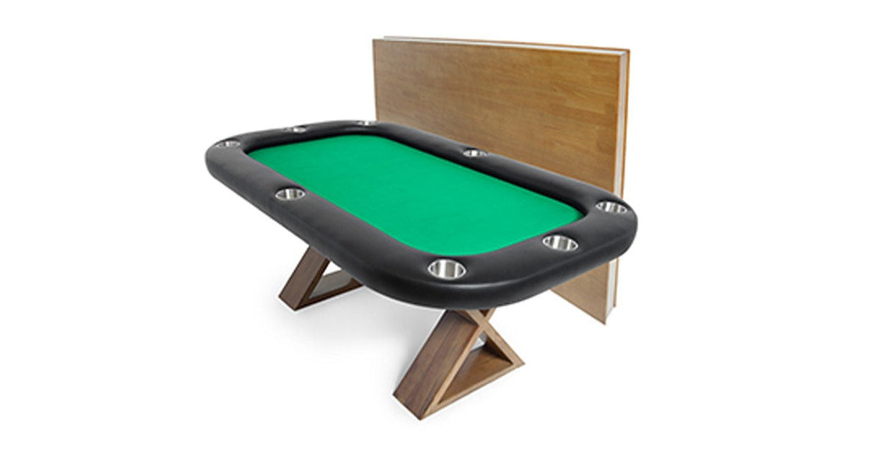 BBO Helmsley Classic 70" 8 Player Poker Table with Matching Dining Top 2BBO-HELM