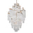 Foundry Mont Blane 25 Light Chandelier In Modern Silver Leaf 244-724