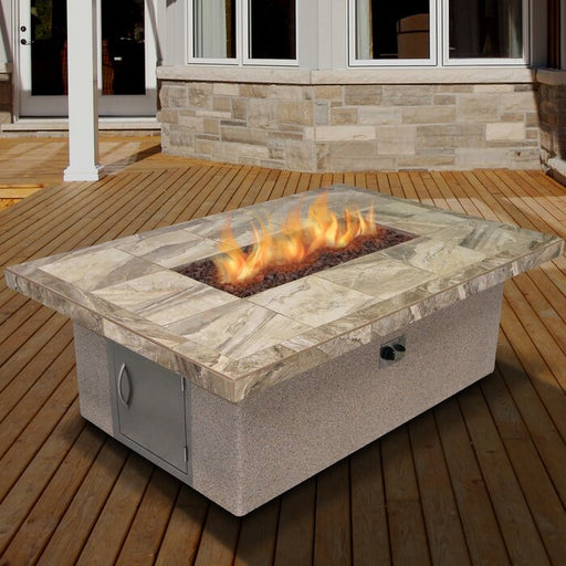 Cal Flame 25" H x 72" W Steel Fire Pit Table FMN1154