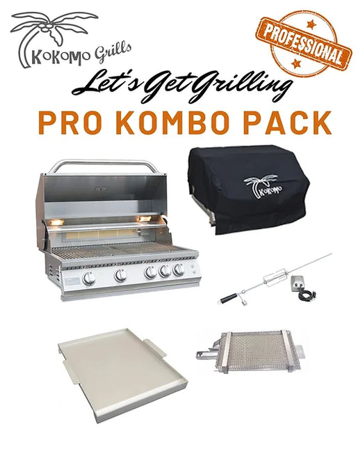 Kokomo Grills Professional Let's Get Grilling Kombo Pack Irsb