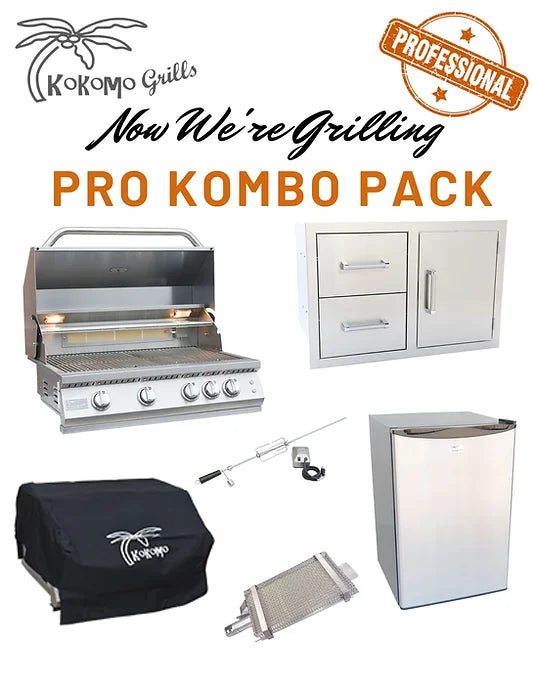Kokomo Grills Professional Now We're Grilling Kombo Pack 4bcvr