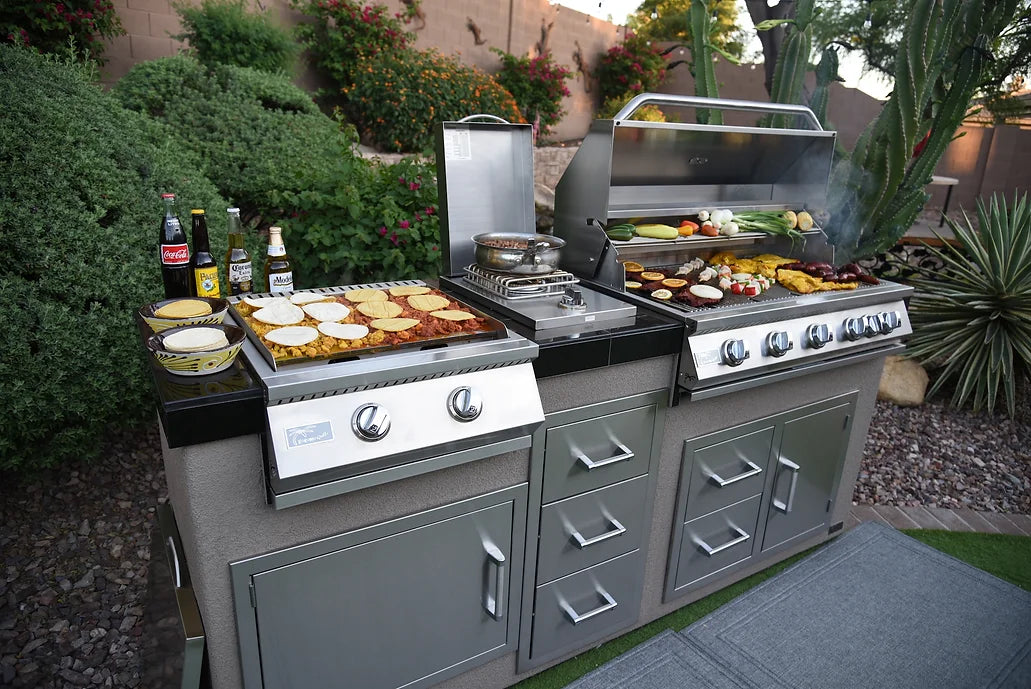 Kokomo Grills Teppanyaki Griddle and BBQ Island - Thumbnail 3