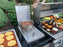 Kokomo Grills Teppanyaki, Griddle, Built-In BBQ Grill with Side Burner, Storage Drawers 7'6"  KO-7'6"-Tep-Side-5-Burn-LP