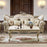 Homey Design Cove White Sofa Set HD-32 – 3PC