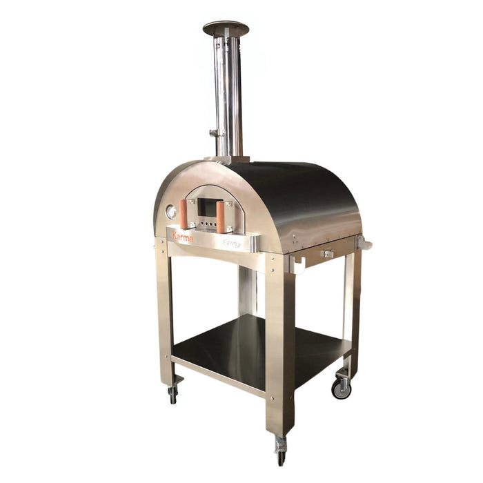 WPPO Professional Wood Fired Oven, Karma 42 304 Stainless Steel