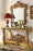Homey Design Bright Gold Console Table HD-8016