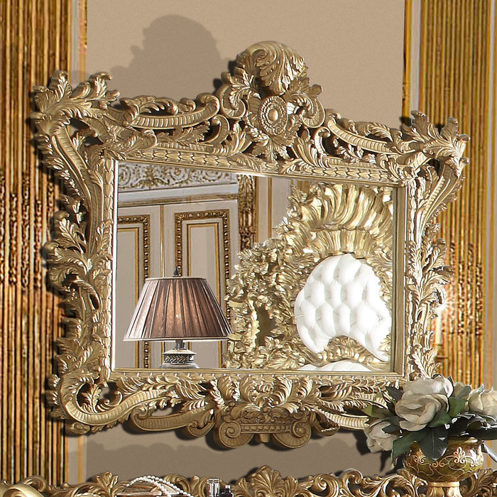 Homey Design Bedroom Set Bright Gold HD-8086 – 5PC
