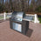 Cal Flame 4-burner, 7 ft. Synthetic Wood Panel Propane GAS Grill Island in Stainless Steel