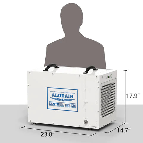 AlorAir Sentinel HDi120 Whole House Dehumidifier X002LKOY73