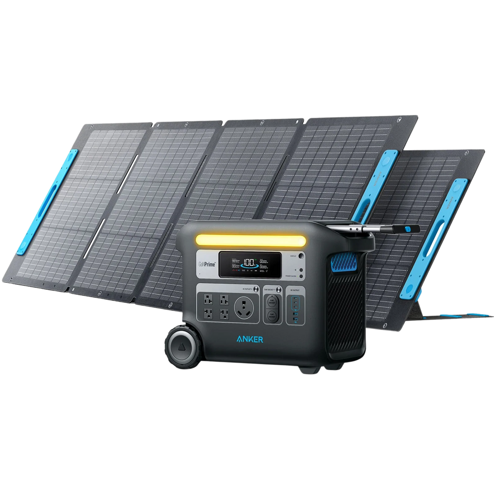 Anker Solar Generator 767 (PowerHouse 2048Wh with 2*200W Solar Panels)