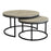 Moes Home Collection Drey Round Nesting Coffee Tables Set Of 2 BV-1011-15
