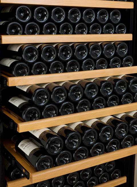 Allavino 32" Wide Vite II Tru-Vino 277 Bottle Single Zone Black Right Hinge Wine Refrigerator