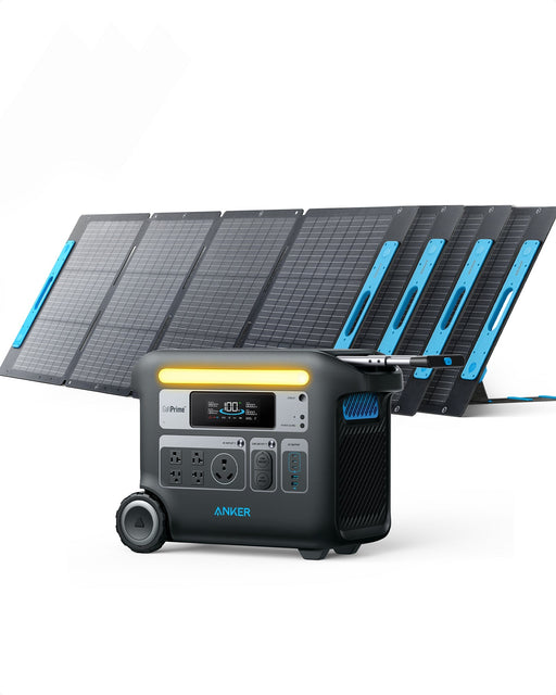Anker Solar Generator 767 (PowerHouse 2048Wh with 4*200W Solar Panels)