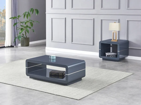 Best Quality Furniture High Gloss Coffee Table Set CT42-45