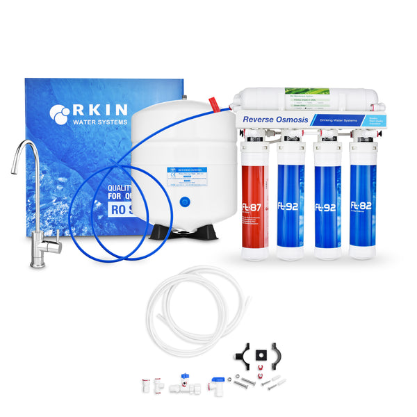 Rkin Flash Undersink Reverse Osmosis System with Chrome Lead-Free Faucet