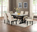 Best Quality Furniture Dining Set, Dining Table w/ Faux Marble Top D115D5