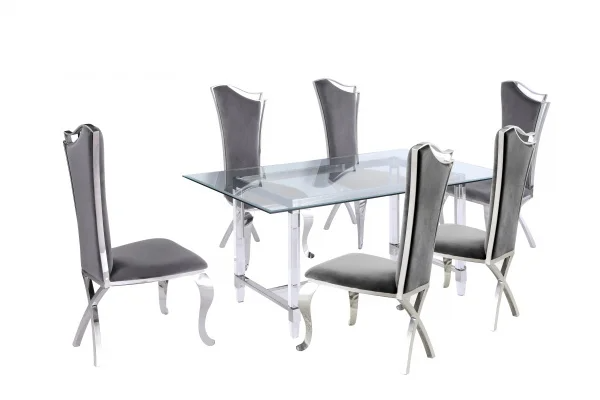 Best Quality Furniture 7PC Mixed Dining Set D212-6SC36