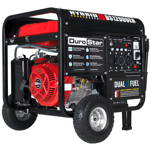 DuroMax 12,000 Watt Dual Fuel Portable Generator DS12000EH
