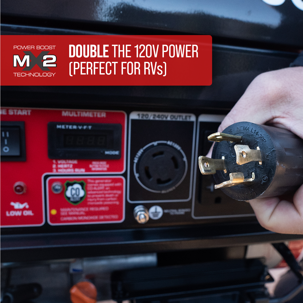 DuroStar 4,500 Watt Gasoline Portable Generator w/ CO Alert DS4500X