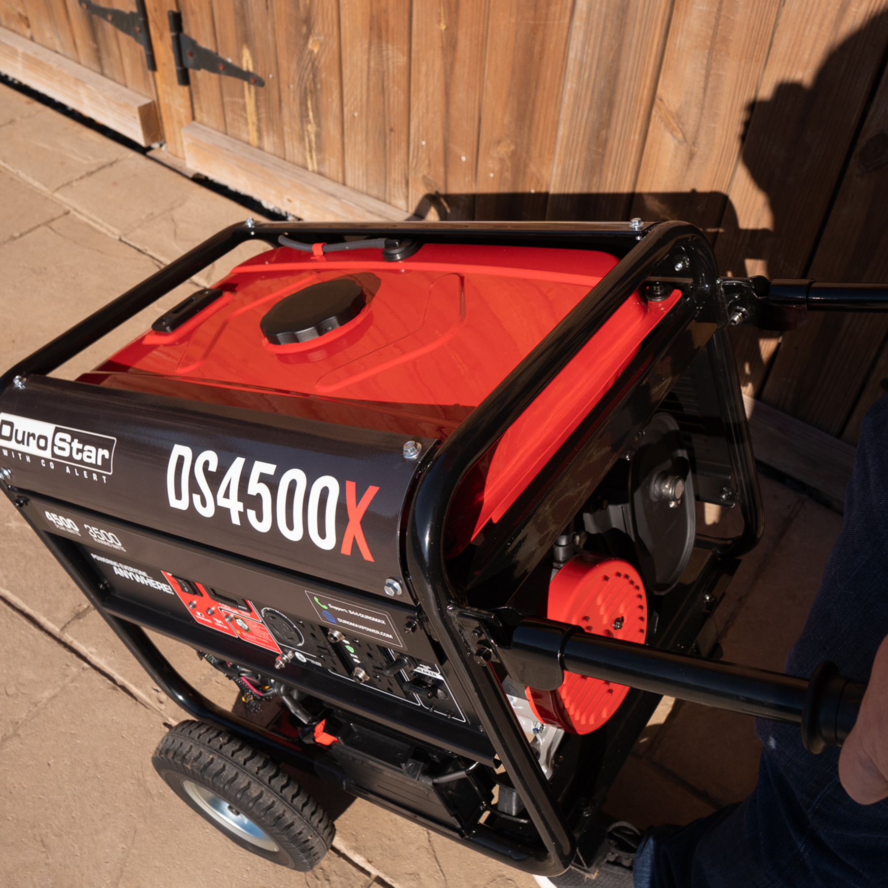 DuroStar 4,500 Watt Gasoline Portable Generator w/ CO Alert DS4500X