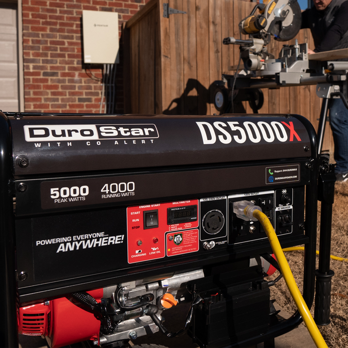 DuroStar 5,000 Watt Gasoline Portable Generator w/ CO Alert DS5000X