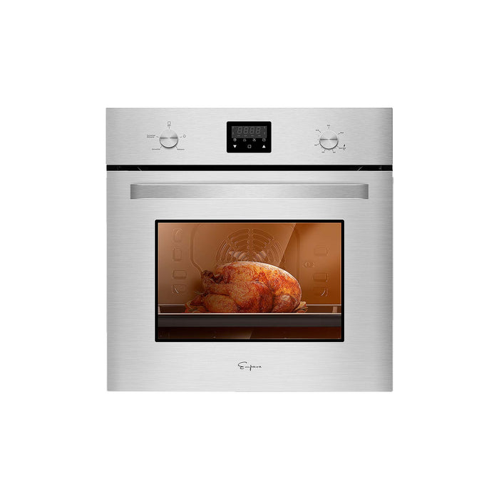 Empava 24WO09 24 in. 2.3 Cu. Ft. Single Gas Wall Oven - Only For Natural Gas