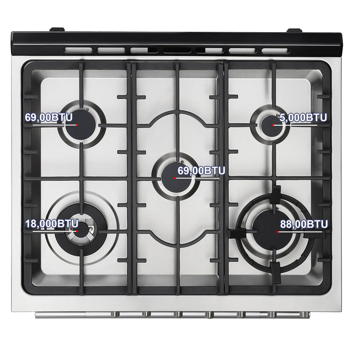 Empava 30GR06 30 Inch Freestanding Range Gas Cooktop And Oven(DISCONTINIUED)