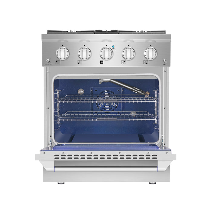 Empava 30GR07 30 in. Pro-Style Slide-In Single Oven Gas Range (DISCONTINIUED)