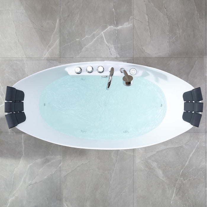 Empava Whirlpool Freestanding Acrylic Bathtub