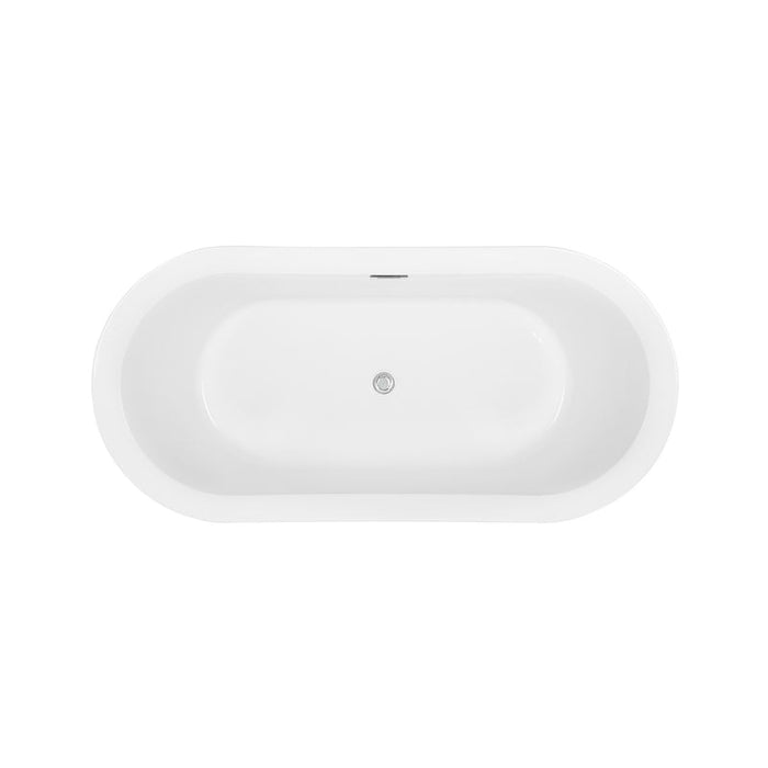 Empava-59FT1505 59 in. Soaking Freestanding Bathtub