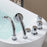Empava-67AIS05 67 in. Whirlpool Freestanding Acrylic Bathtub