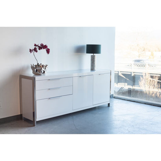 Moes Home Collection Neo Sideboard White ER-1118-18