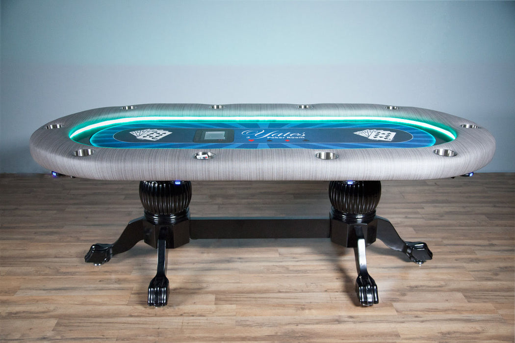 BBO Elite Alpha 94" LED 10 Player Poker Table 2BBO-ELTA