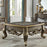 Homey Design 3 PC Metallic Gold Coffee Table Set HD-905 BR
