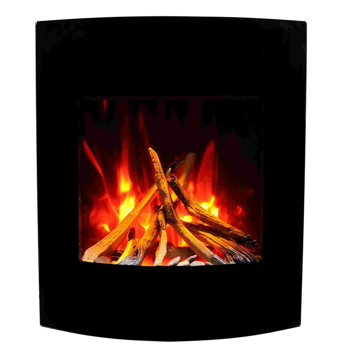Amantii Electric Fireplace WM-BI-2428-VLR-BG