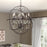 Kling 6 Globe Chandelier with Crystal Accents