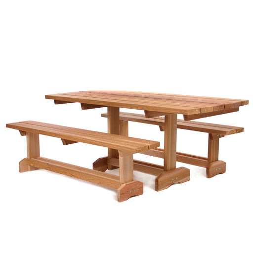 All Things Cedar 5-Piece 6-ft Family Table Set