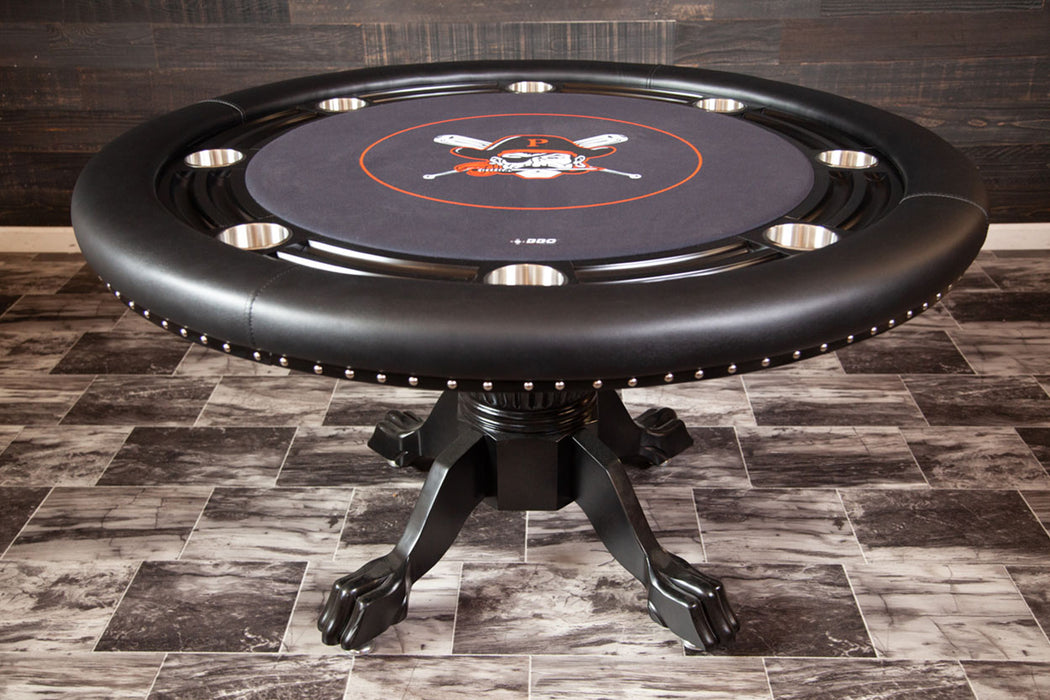 BBO Nighthawk 55" 8 Player Poker Table With Dining Top 2BBO-NH