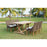 Padmas Plantation Xena Reclaimed Outdoor Teak Dining Table - 79"