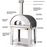 Bull Grills Gas Fired Italian Made Pizza Oven With Cart